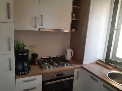 Bucatarie utilata cu plita apartament inchiriere Sector 1 București